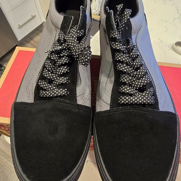 Vans Old Skool Reflective Black VN000ECUQPT Shoes Skateboarding Men's Sz 13 NEW - Picture 4 of 14